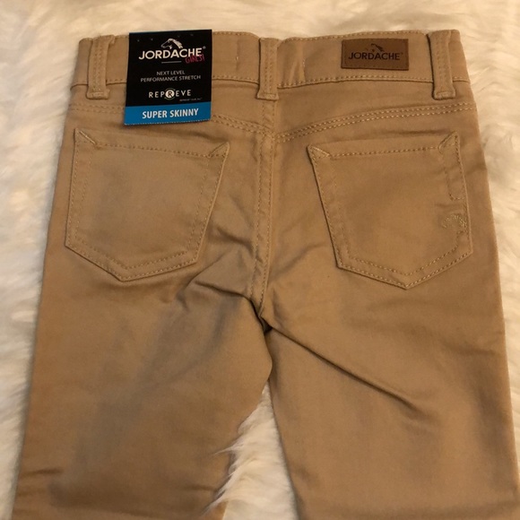 NWT Girl's Jordache Super Skinny Khaki Type Pants - Picture 4 of 12